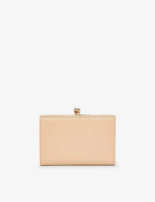 JIL SANDER: Goji brand-embossed leather purse