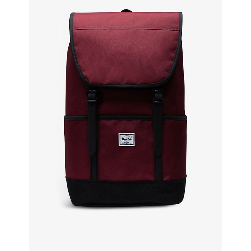 Herschel Supply Co Retreat Pro Recycled-polyester Canvas Backpack In Red