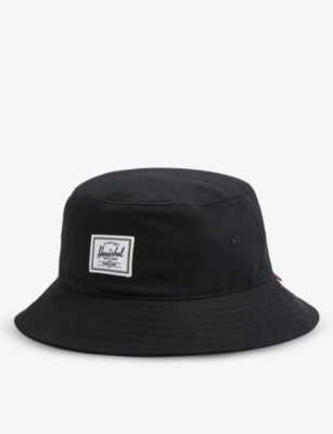 Herschel Supply Co Norman Cotton-canvas Bucket Hat In Black