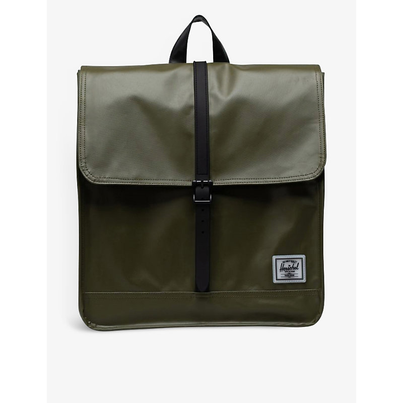 Herschel Supply Co City Medium Recycled-shell Backpack In Green