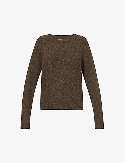 SAMSOE SAMSOE: Nor O-n wool-blend knitted jumper