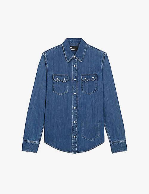 THE KOOPLES: Relaxed-fit denim shirt