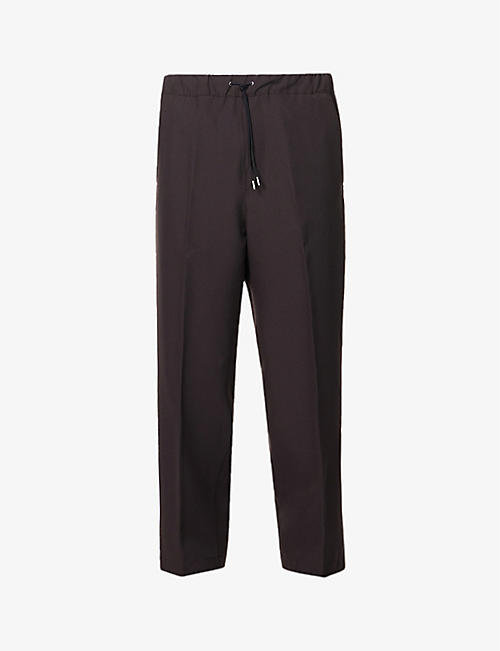 OAMC: Base drawstring-waistband straight-leg woven trousers
