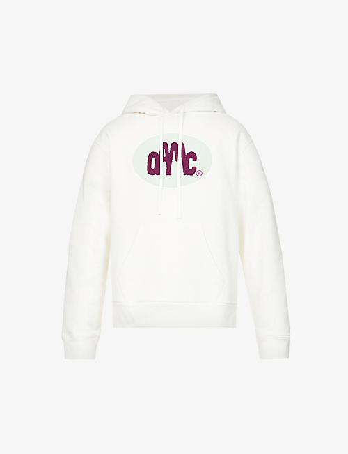 OAMC: Ethos brand-appliqué cotton-jersey hoody