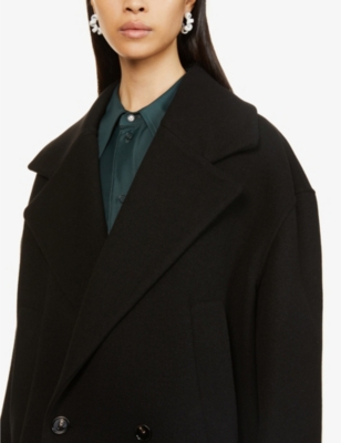 BOTTEGA VENETA Notched-lapels dropped-shoulder cashmere peacoat