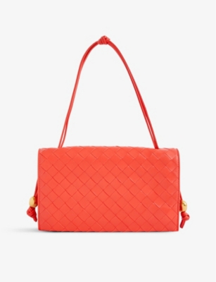 Bottega Veneta Intrecciato triple-gusset leather shoulder bag