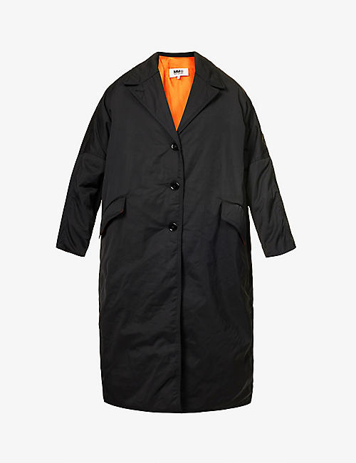 MM6 MAISON MARGIELA: Collared relaxed-fit padded shell coat