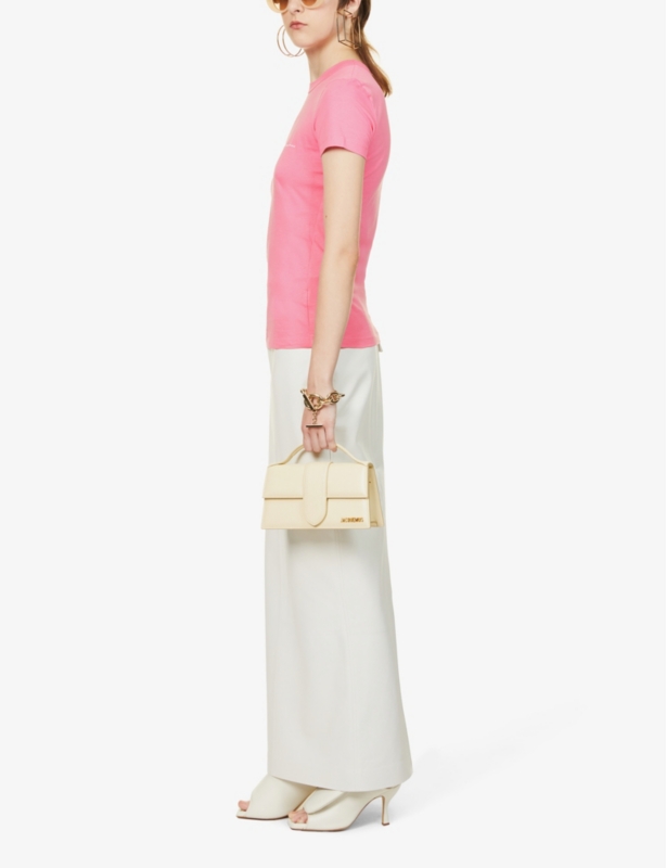 Le Grand Bambino leather top-handle bag