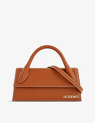 JACQUEMUS: Le Chiquito Long leather top-handle bag