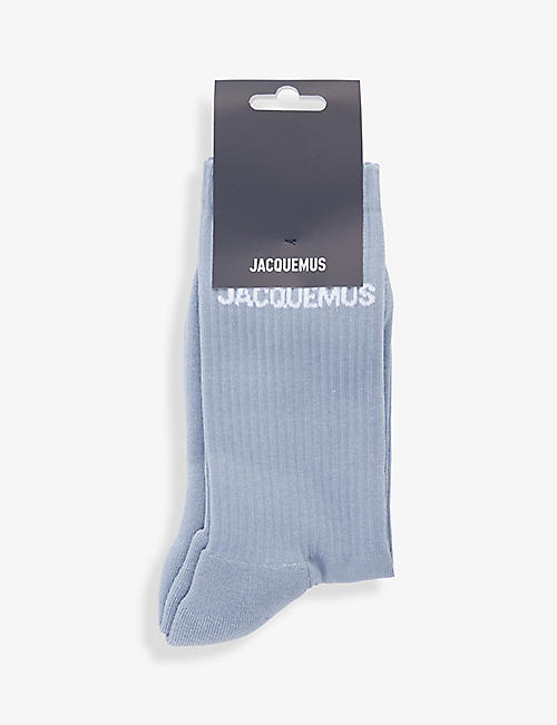 JACQUEMUS: Les Chaussettes Jacquemus logo-design cotton-blend socks