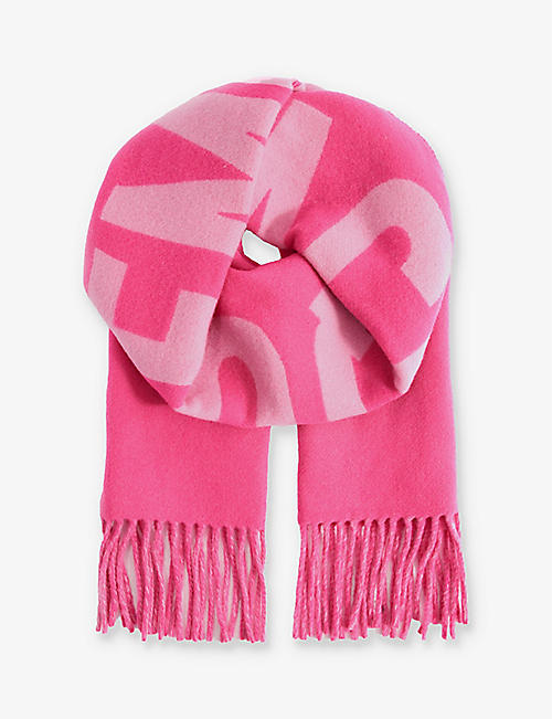 JACQUEMUS: L'echarpe tasselled-trim wool scarf