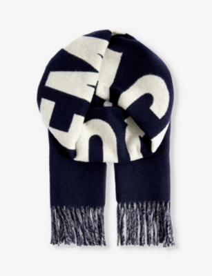 JACQUEMUS: L'echarpe tasselled-trim wool scarf