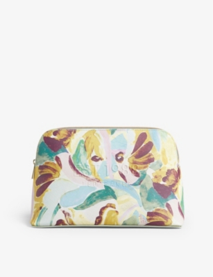 TED BAKER Brilcon Sand Dune brushstroke fauxleather washbag