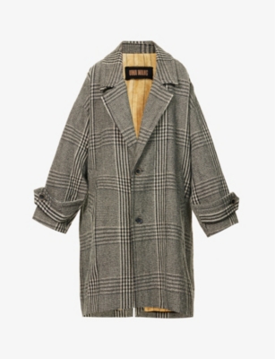 UMA WANG - Cassie oversized linen-blend coat | Selfridges.com