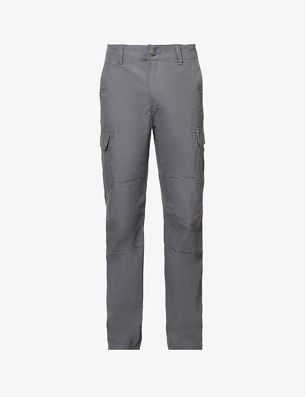 Dickies Mens Charcoal Grey Millerville Straight-leg High-rise Cotton Trousers