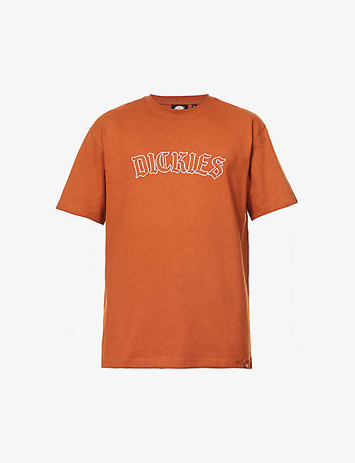 DICKIES: Union Springs brand-embroidered cotton T-shirt