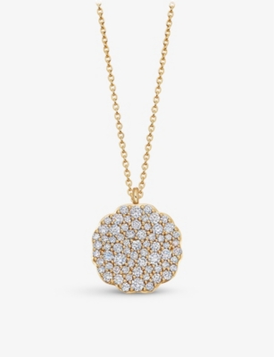 Astley Clarke Womens 14ct Yellow Gold Asteri Diamond Slice 14ct Recycled Yellow Gold And 0.588ct Bri