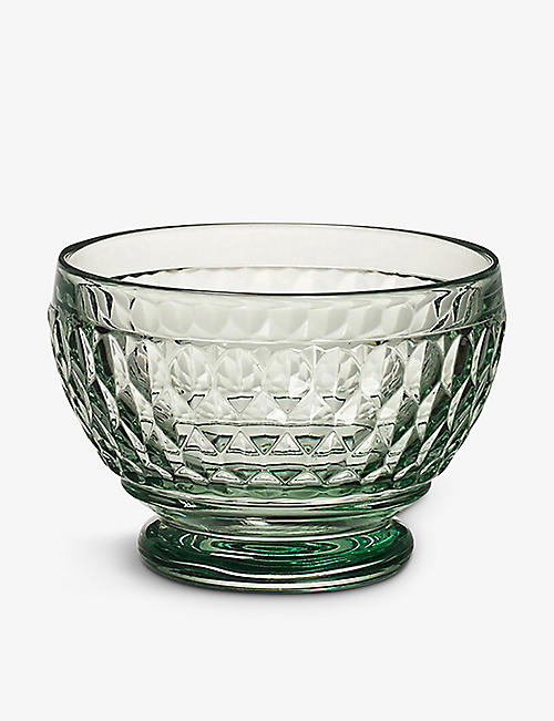 VILLEROY & BOCH: Boston coloured crystal-glass bowl 11.4cm