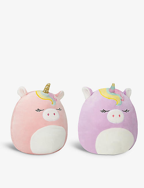 SQUISHMALLOWS：Unicorn Rainbow Bangs Squishmallow 毛绒玩具 40 厘米