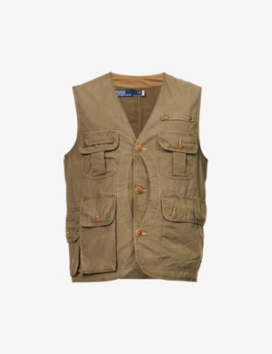 Polo Ralph Lauren Relaxed-fit Pocket-detail Cotton Fishing Vest In ...