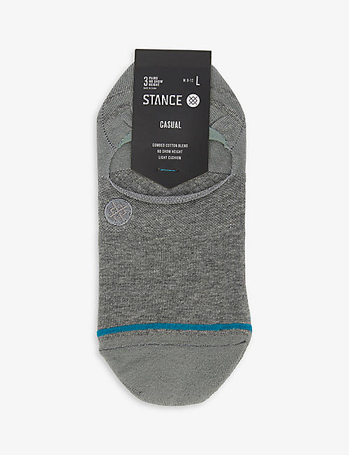 STANCE: Pack of three Gamut stretch cotton-blend socks