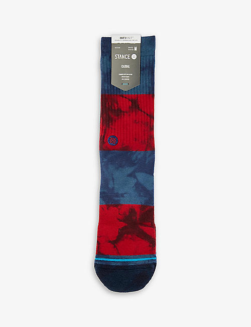 STANCE: Assurance abstract-print cotton-blend socks