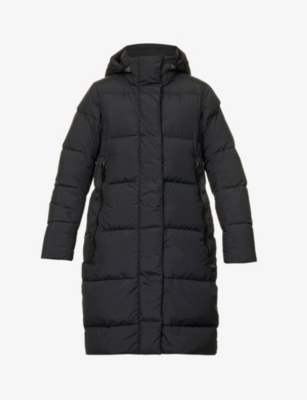 Canada Goose Byward Funnelneck Shelldown Jacket In Black Noir