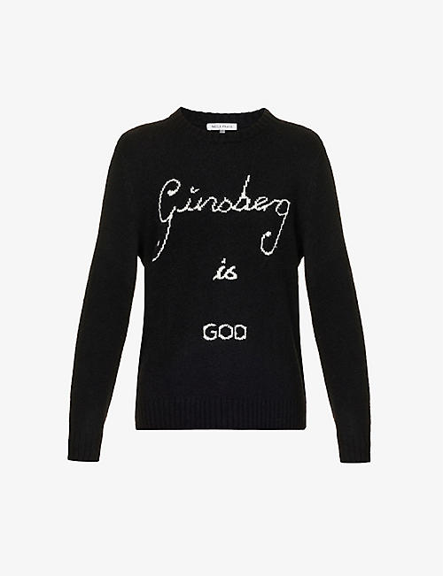 BELLA FREUD: Ginsberg is God recycled nylon, alpaca and wool-blend jumper