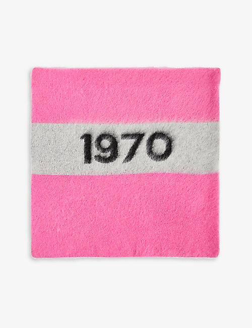 BELLA FREUD: 1970 mohair wool-blend cushion