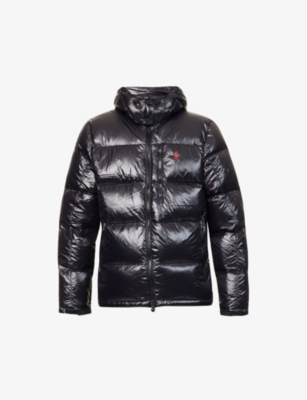 POLO RALPH LAUREN - El Cap hooded shell-down glossy jacket 