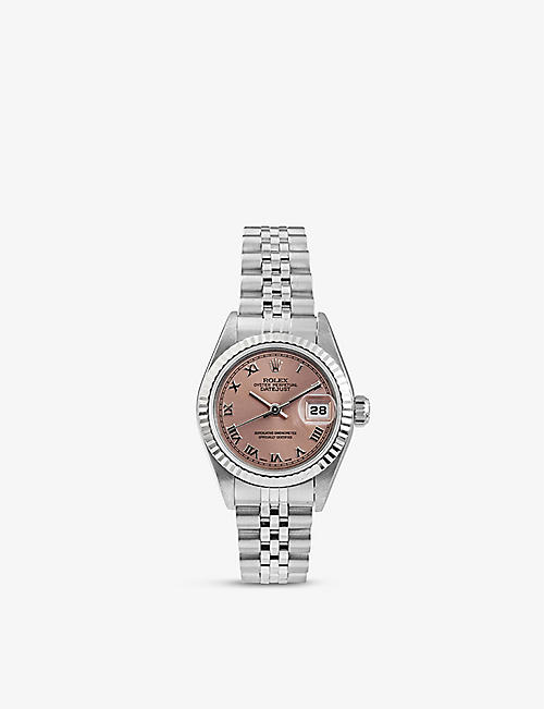 BUCHERER CERTIFIED PRE OWNED: Pre-loved Rolex 1358-364-9 Datejust stainless-steel automatic watch