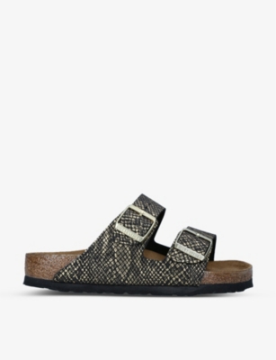 Snake print sale birkenstocks