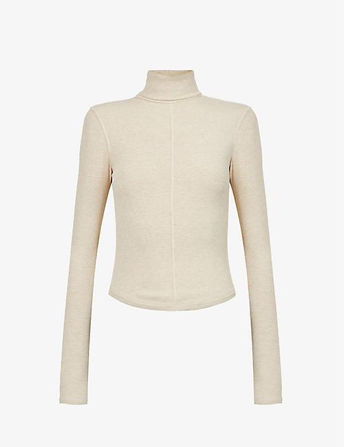 THE LINE BY K: Mads turtleneck stretch-rayon top