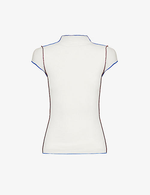 THE LINE BY K: Reese high-neck stretch-modal top