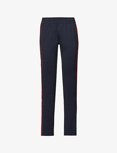 SPLITS59: Fox straight-leg slim-fit high-rise recycled-polyester-blend jogging bottoms