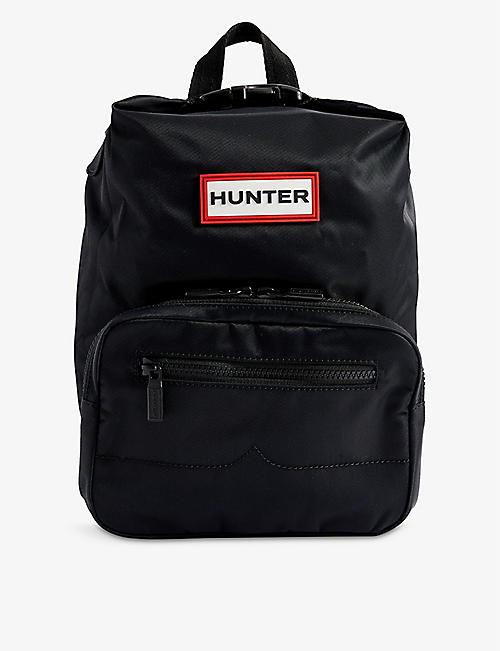 HUNTER: Pioneer top-clip logo-brand nylon backpack
