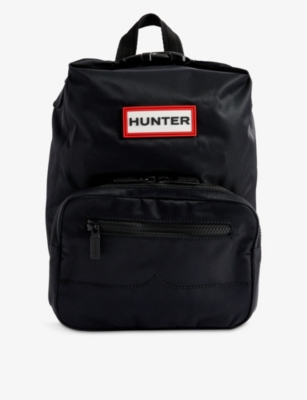 HUNTER Pioneer top-clip logo-brand nylon backpack