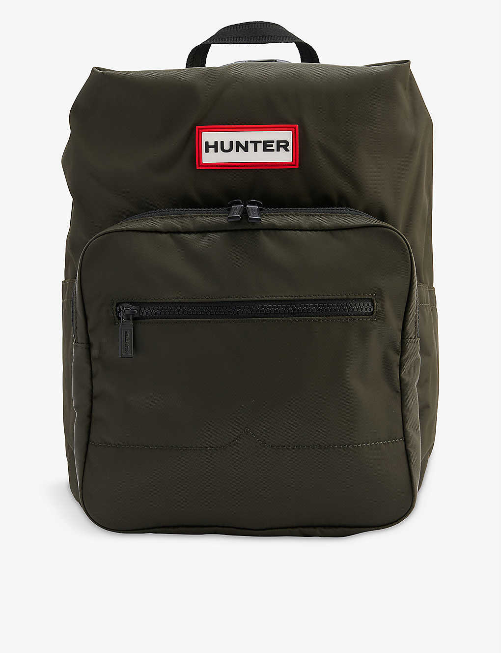 Hunter Pioneer Recycled Polyester Backpack In Dark Olive