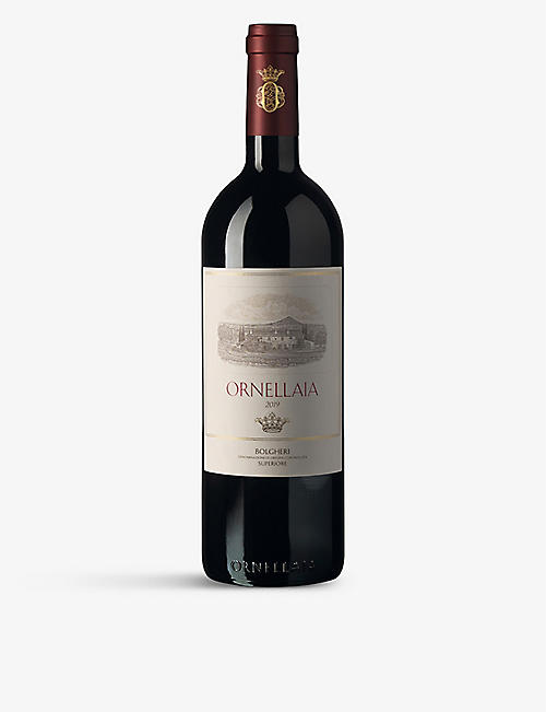 TUSCANY: Ornellaia Bolgheri Superiore 2019 red wine 750ml