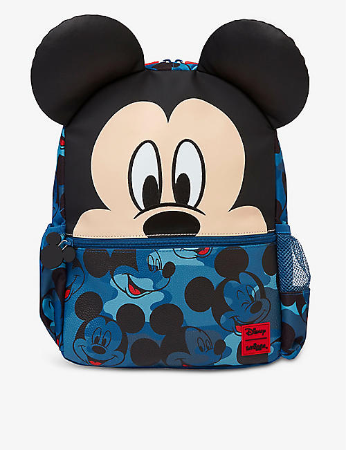 SMIGGLE: Smiggle x Disney Mickey Mouse Junior Hoodie woven backpack