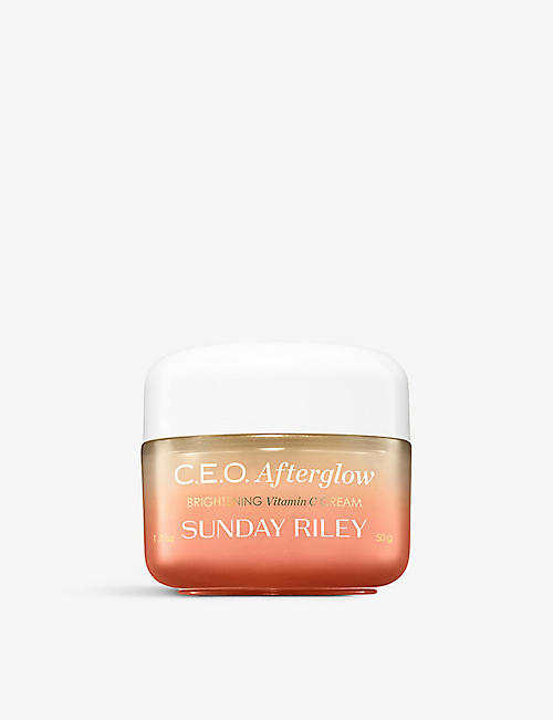 SUNDAY RILEY: C.E.O. Afterglow brightening vitamin C cream 50g