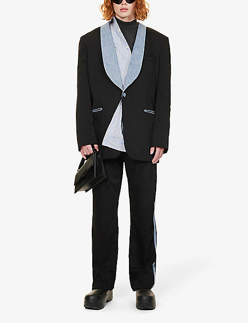 Shelton regular-fit wool suit Selfridges & Co Men Clothing Suits 