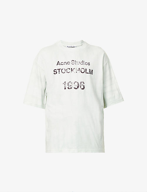 ACNE STUDIOS: Extorr 1996 logo-print cotton-jersey T-shirt