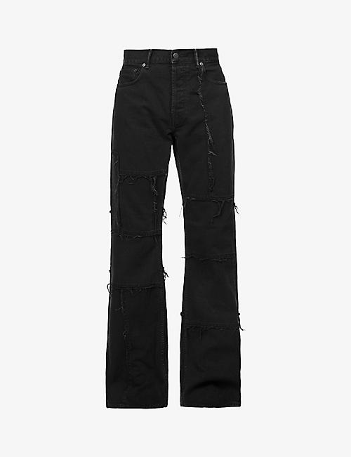ACNE STUDIOS: 1992 distressed relaxed-fit jeans