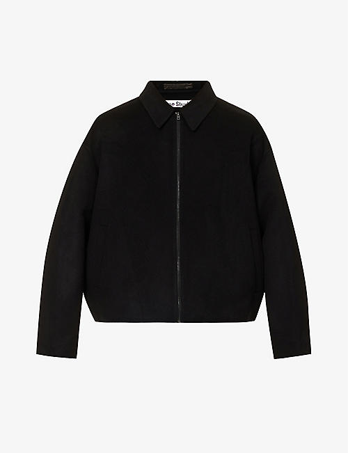 ACNE STUDIOS: Doverio collared boxy-fit wool jacket