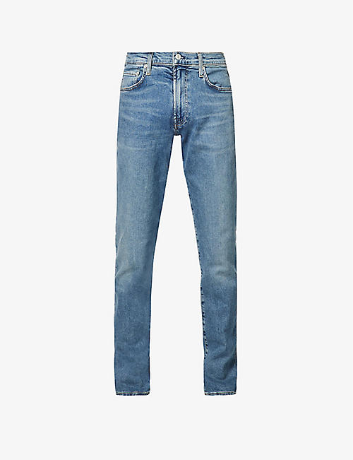 CITIZENS OF HUMANITY: Gage mid-rise straight-leg stretch-denim jeans