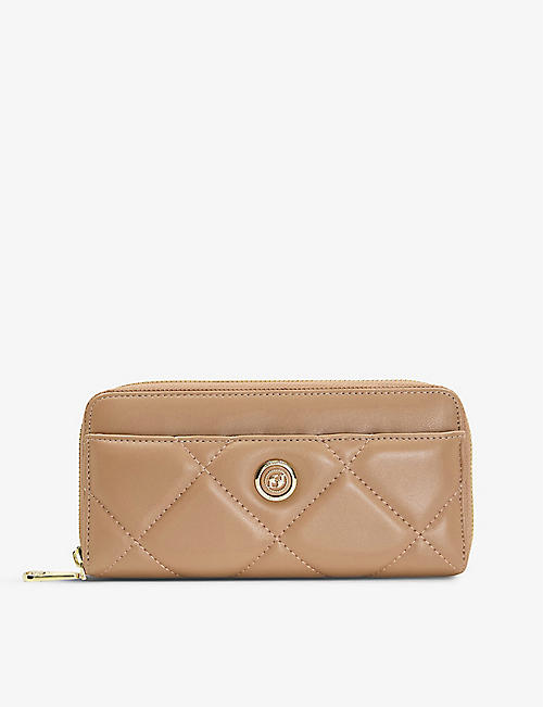 DUNE: Kingsbury quilted leather purse