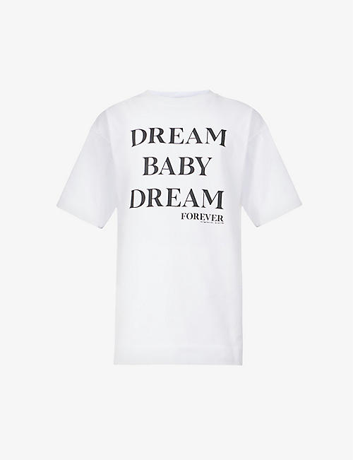 DRIES VAN NOTEN: Graphic-print relaxed-fit cotton T-shirt