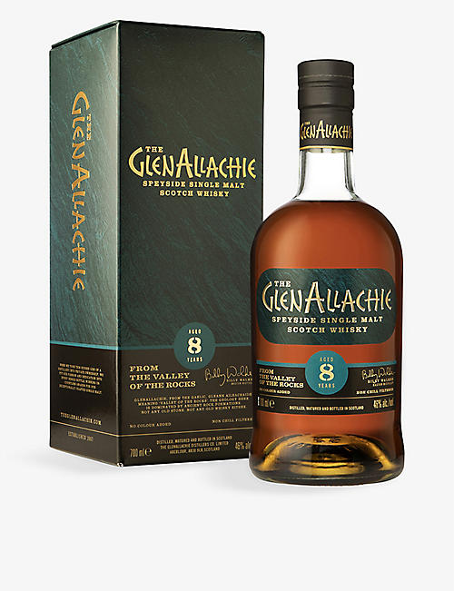 威士忌以及BOURBON：The GlenAllachie Distillery 8 年单麦芽苏格兰威士忌 700 毫升