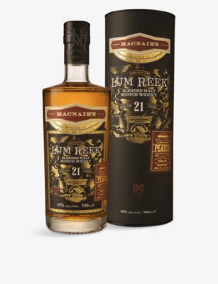 MACNAIRS: MacNair's Boutique House of Spirits Lum Reek 21-year-old blended malt Scotch whisky 700ml